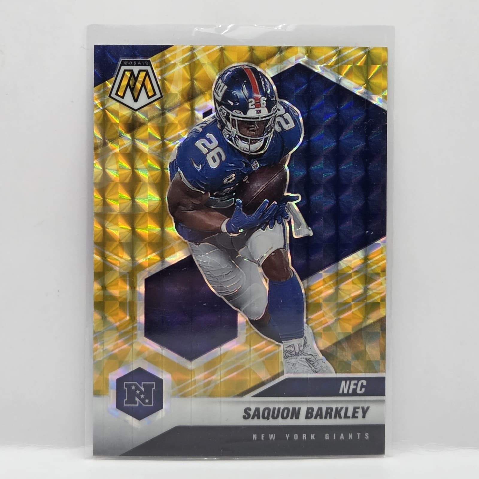Saquon Barkley 2021 panini Panini Mosaic