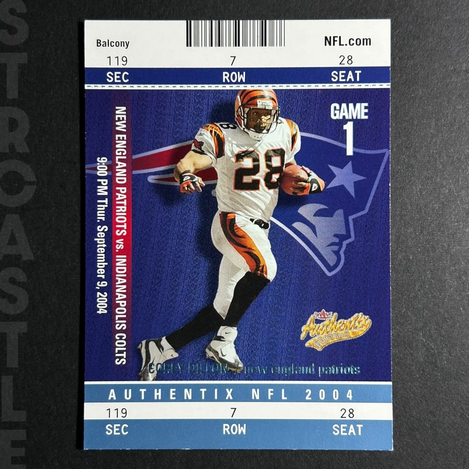 Corey Dillon Authentix #66