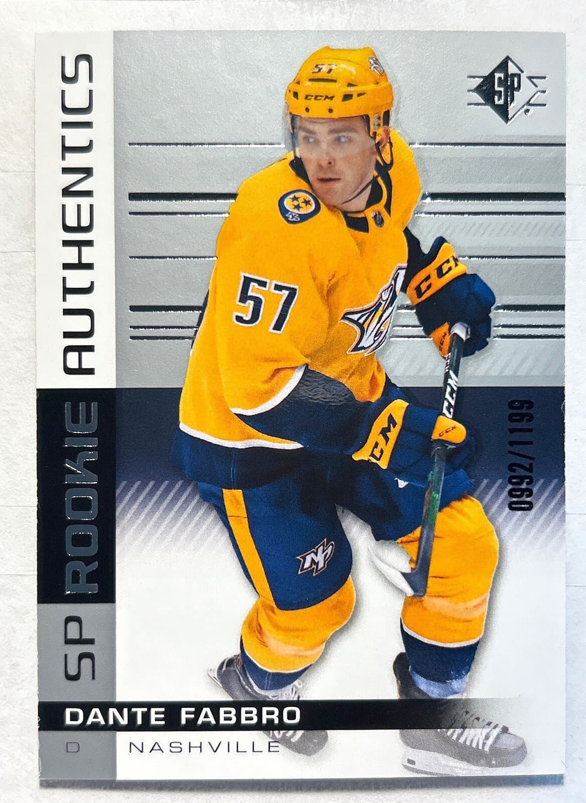 Dante Fabbro 2019 Upper Deck SP