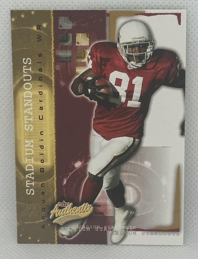 Anquan Boldin Authentix 2004 Fleer
