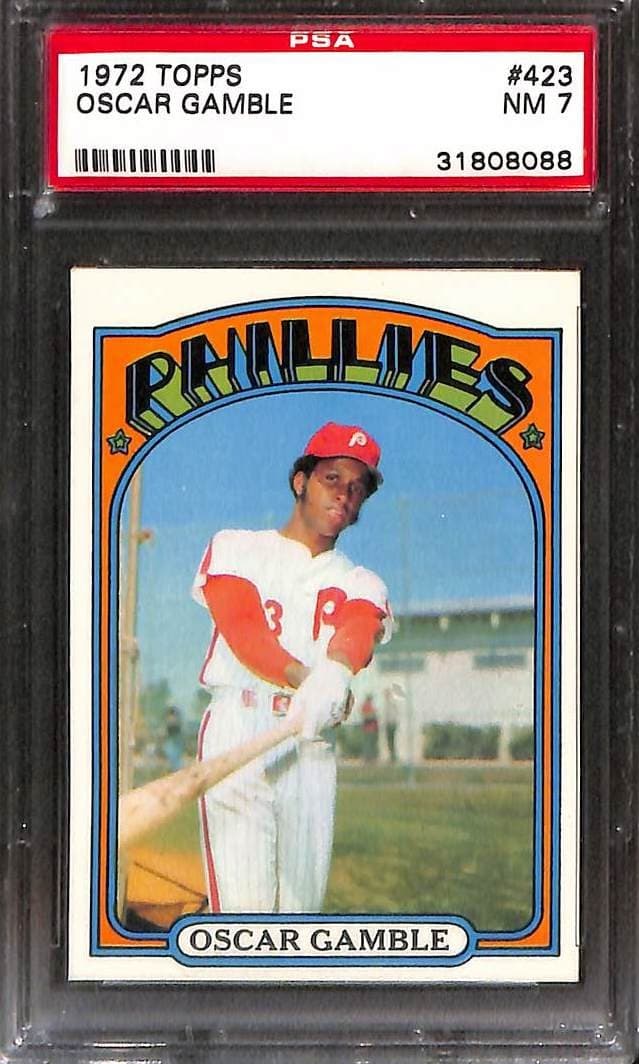 Oscar Gamble trading card