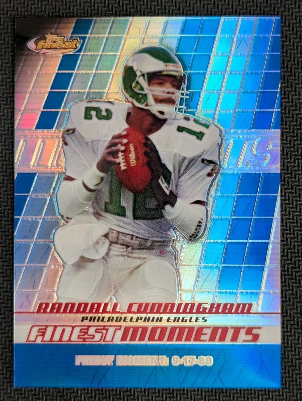 Randall Cunningham 2008 Topps Finest 2008 Topps Finest blue-refractor