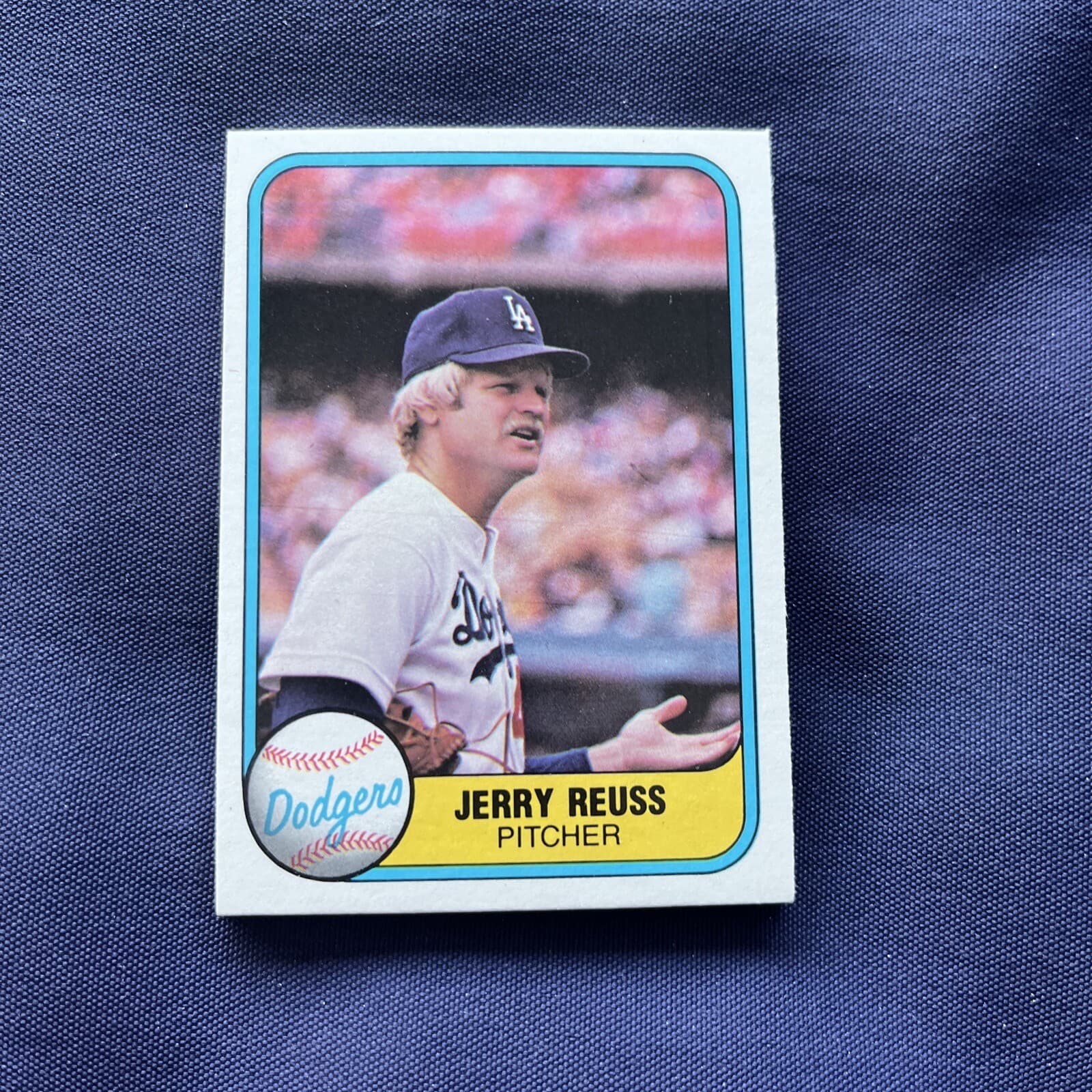 Jerry Reuss Los 1981 Fleer