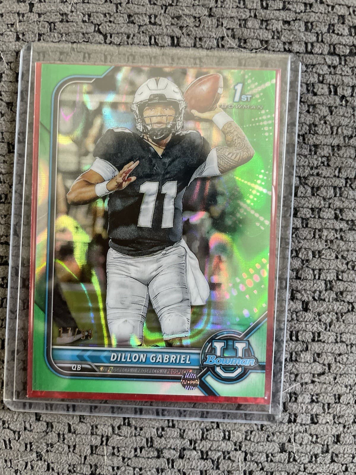 Dillon Gabriel 2021 Bowman Chrome