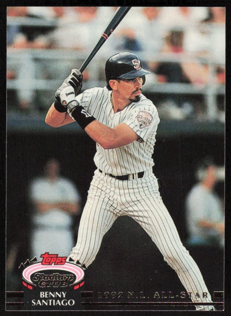 Murphy Benny Santiago 1993 Topps Stadium Club