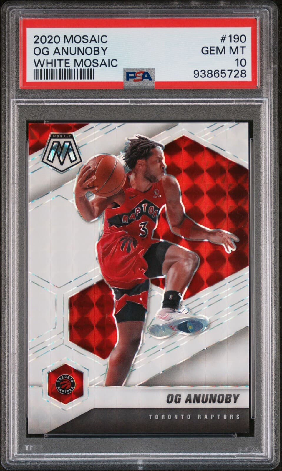 White Basketball 2020 Panini Mosaic