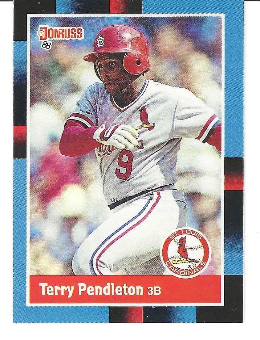 BASEBALL TERRY PENDLETON 1988 Donruss