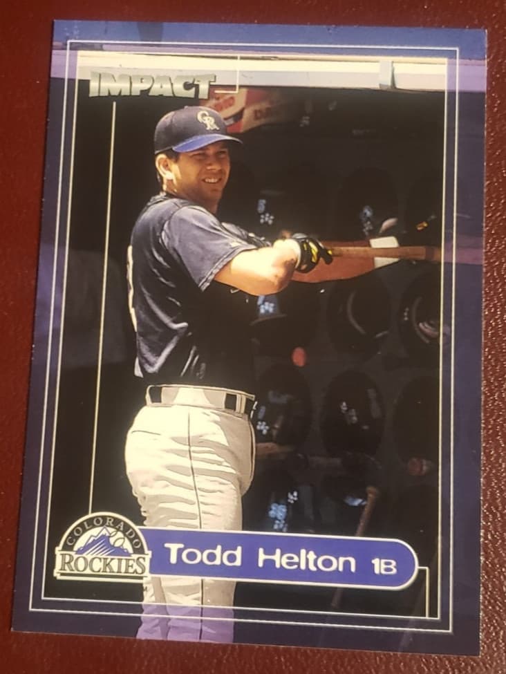 Impact Todd Helton 2000 Fleer 2000 Fleer