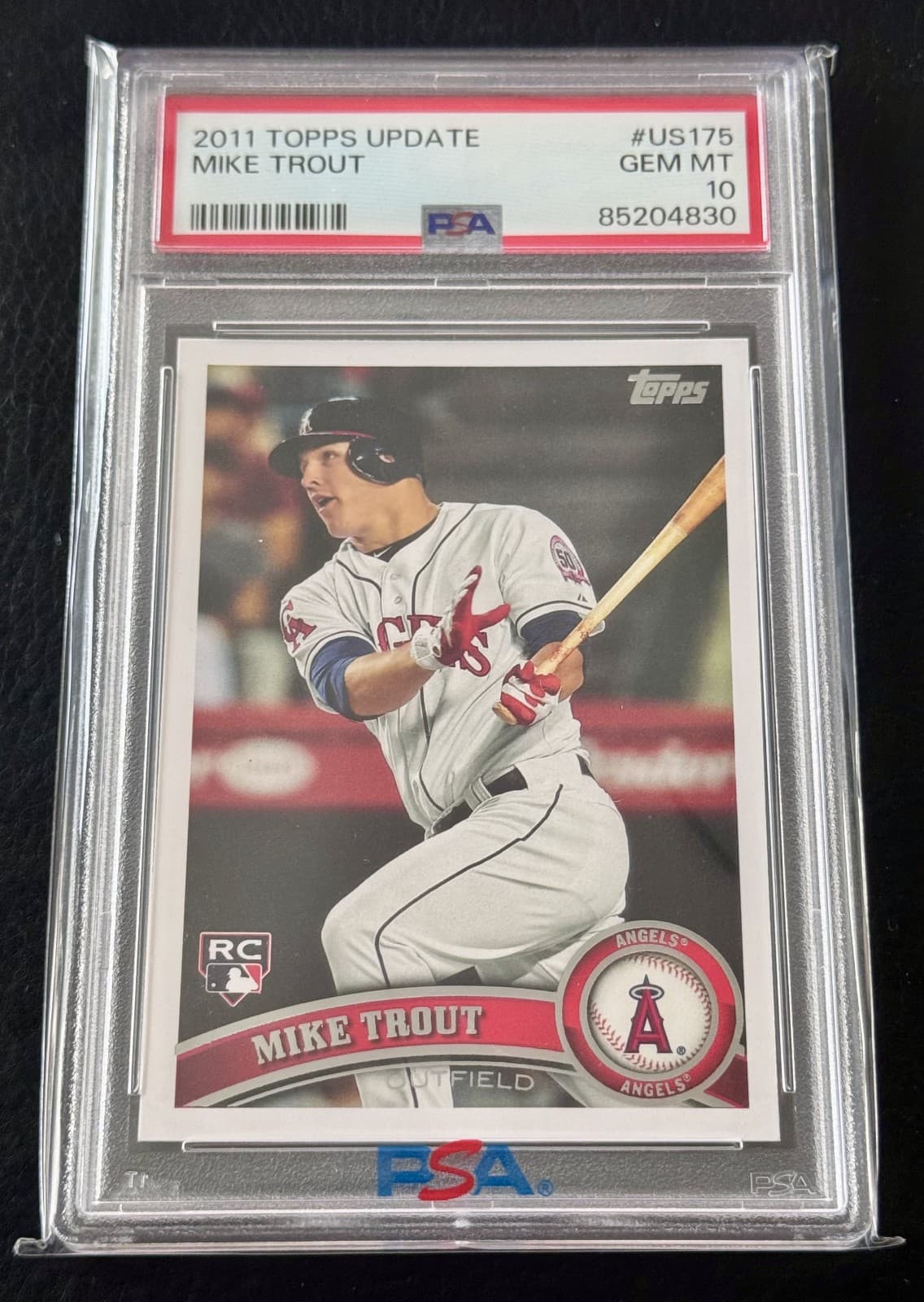 Mike Trout Angels 2011 Topps Update