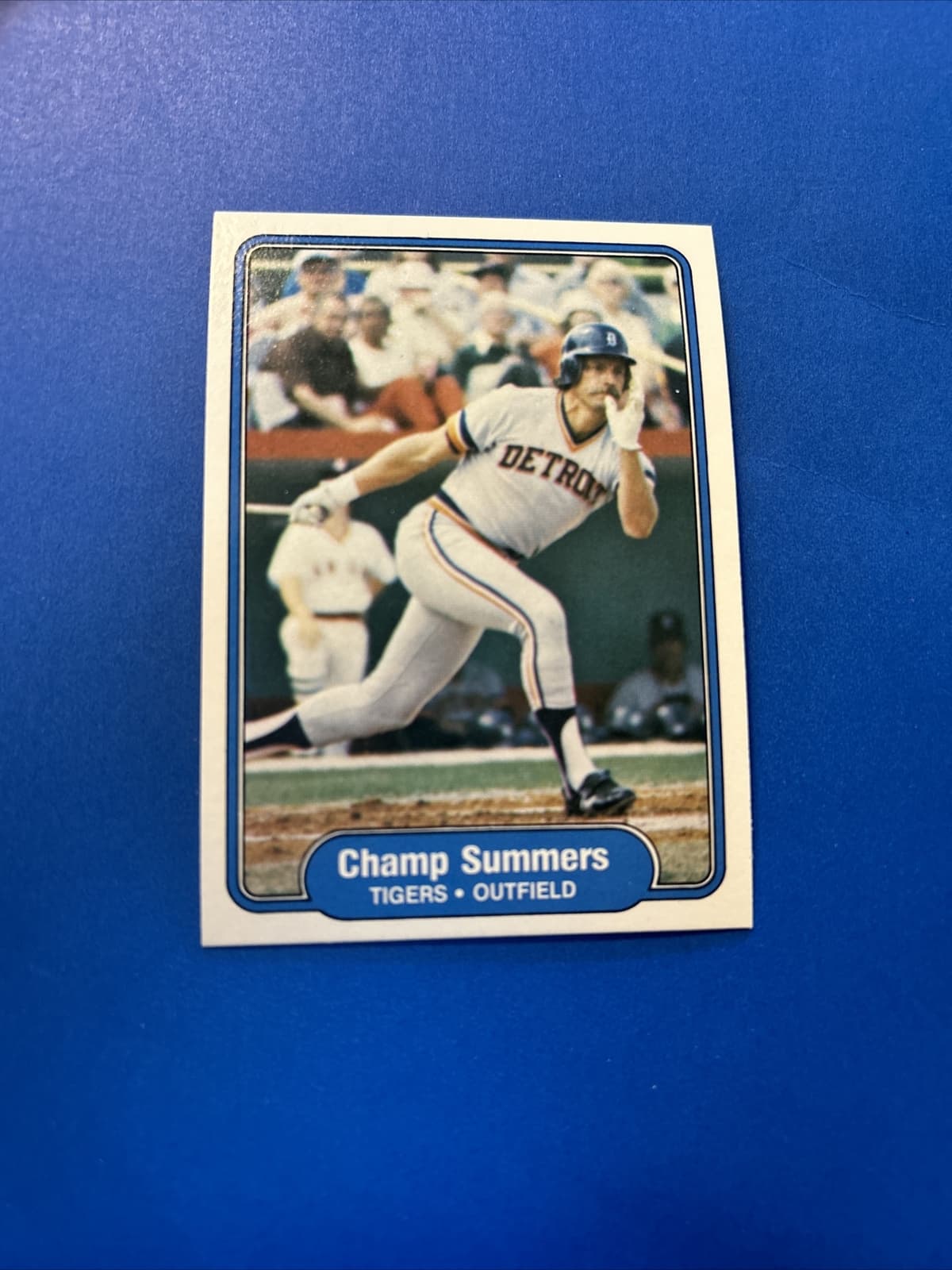 Baseball Champ Summers 1982 Fleer
