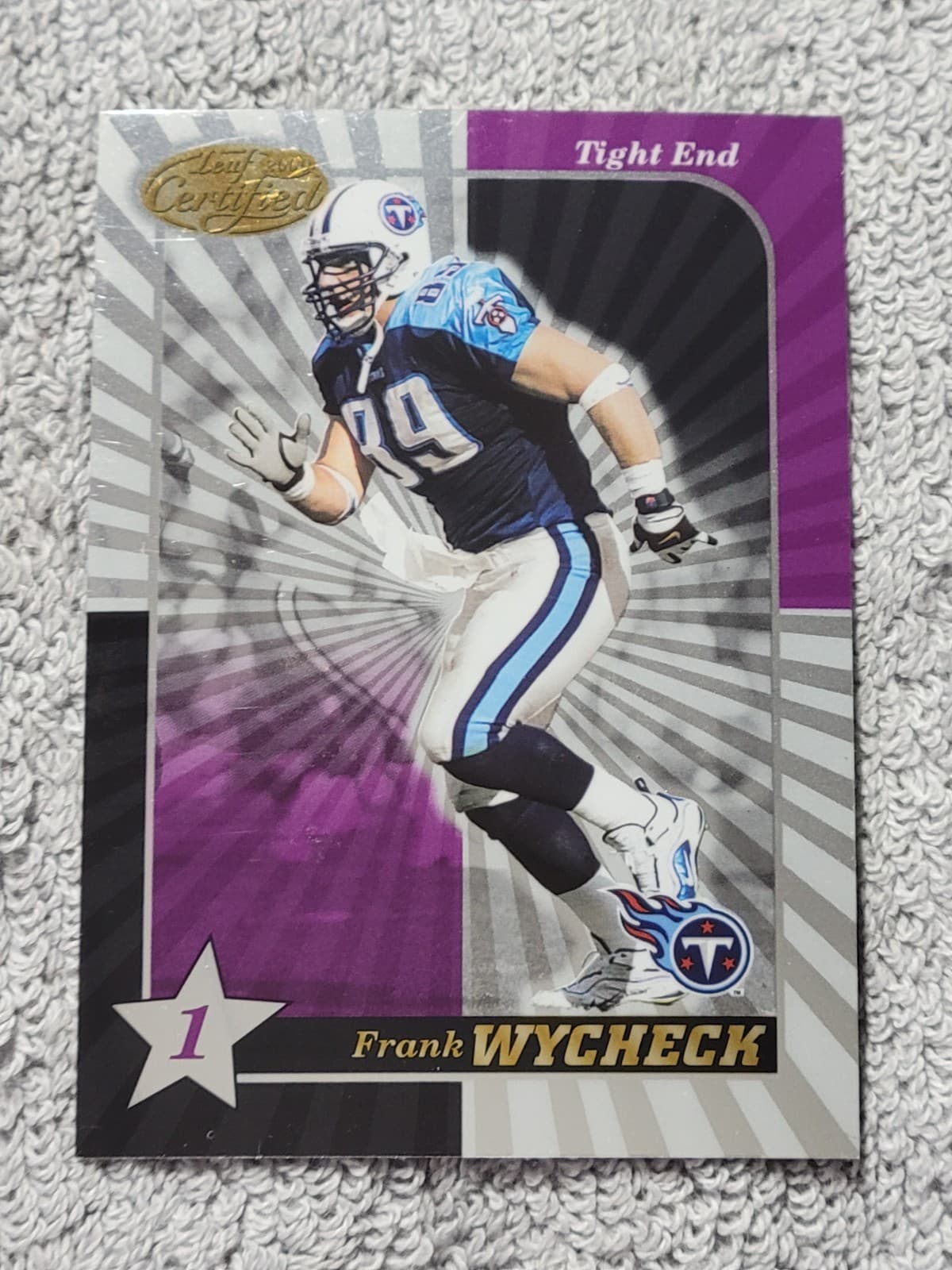 Certified Football Frank 2000 Leaf 2000 Leaf