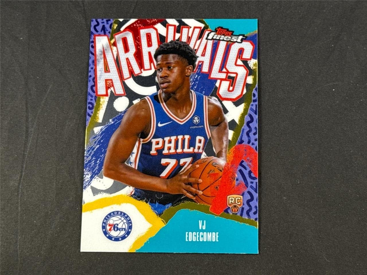 -26 NBA BASKETBALL VJ EDGECOMB 2025 Topps Finest 2025 Topps Finest