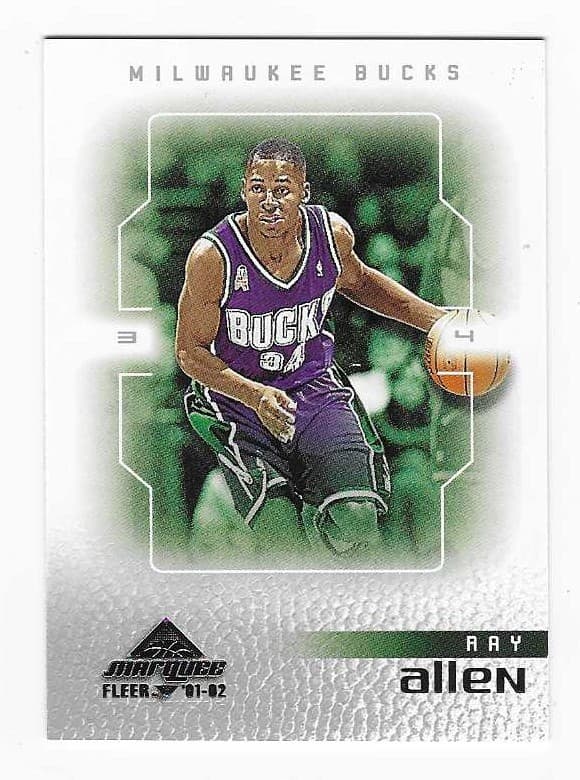 Marquee Ray Allen 2001 Fleer 2001 Fleer