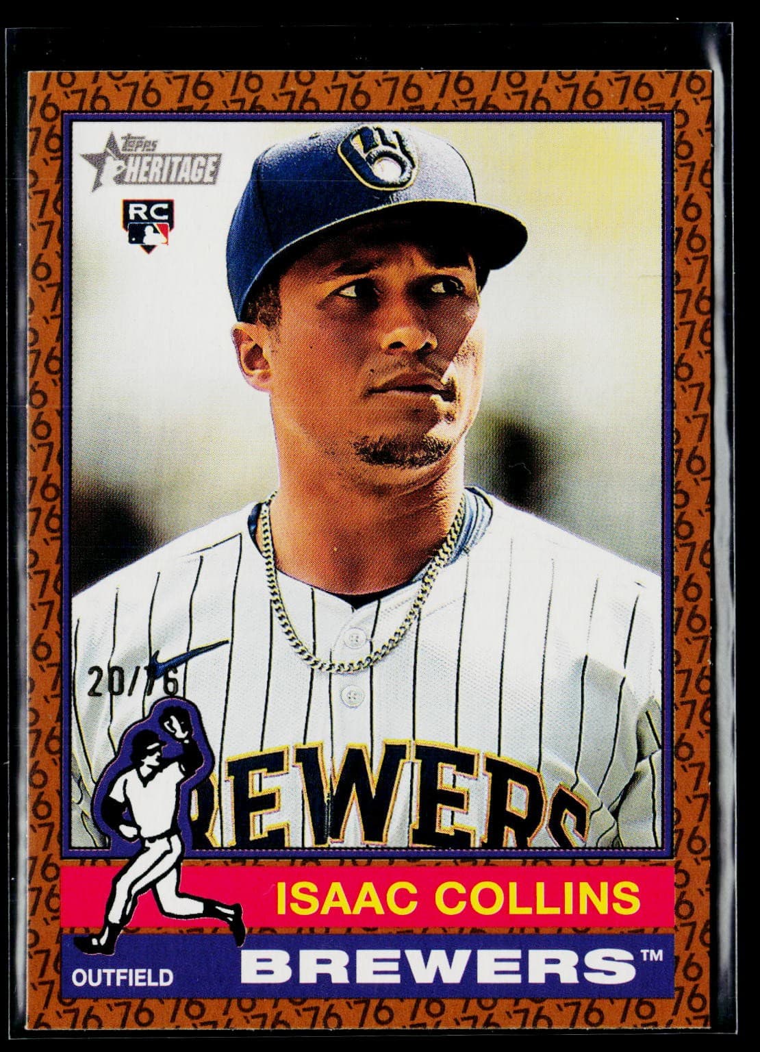 Isaac Collins Color 2025 Topps Heritage