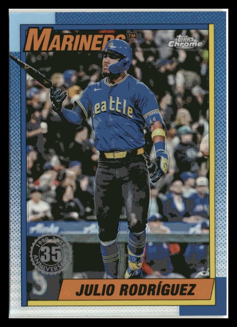 Julio Rodriguez Topps 2025 Topps Chrome 2025 Topps Chrome