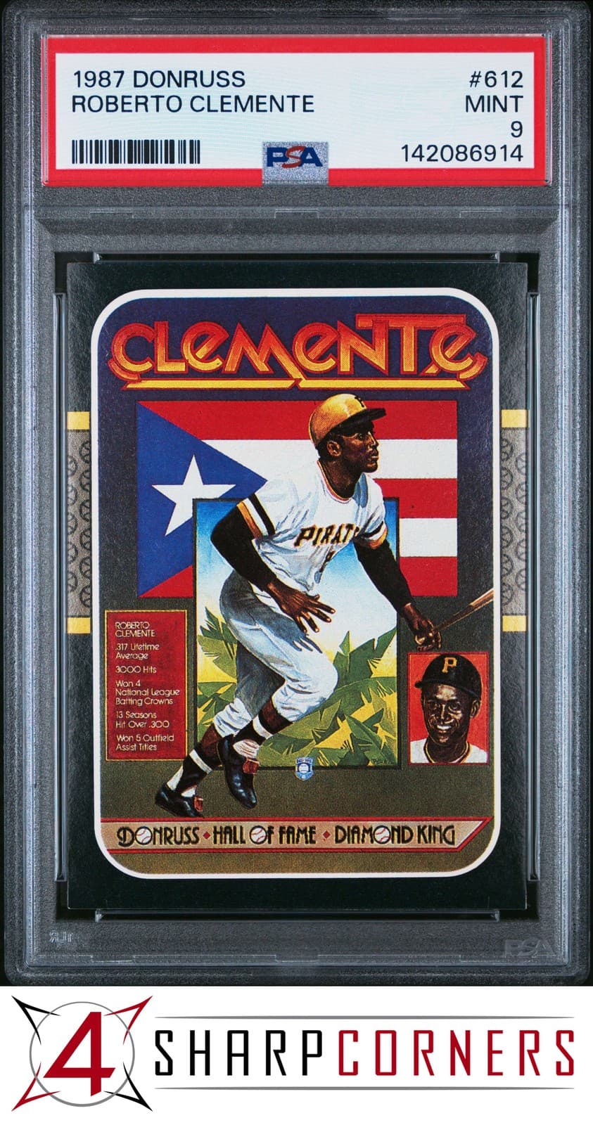 ROBERTO CLEMENTE PIRATES HOF 1987 Donruss 1987 Donruss