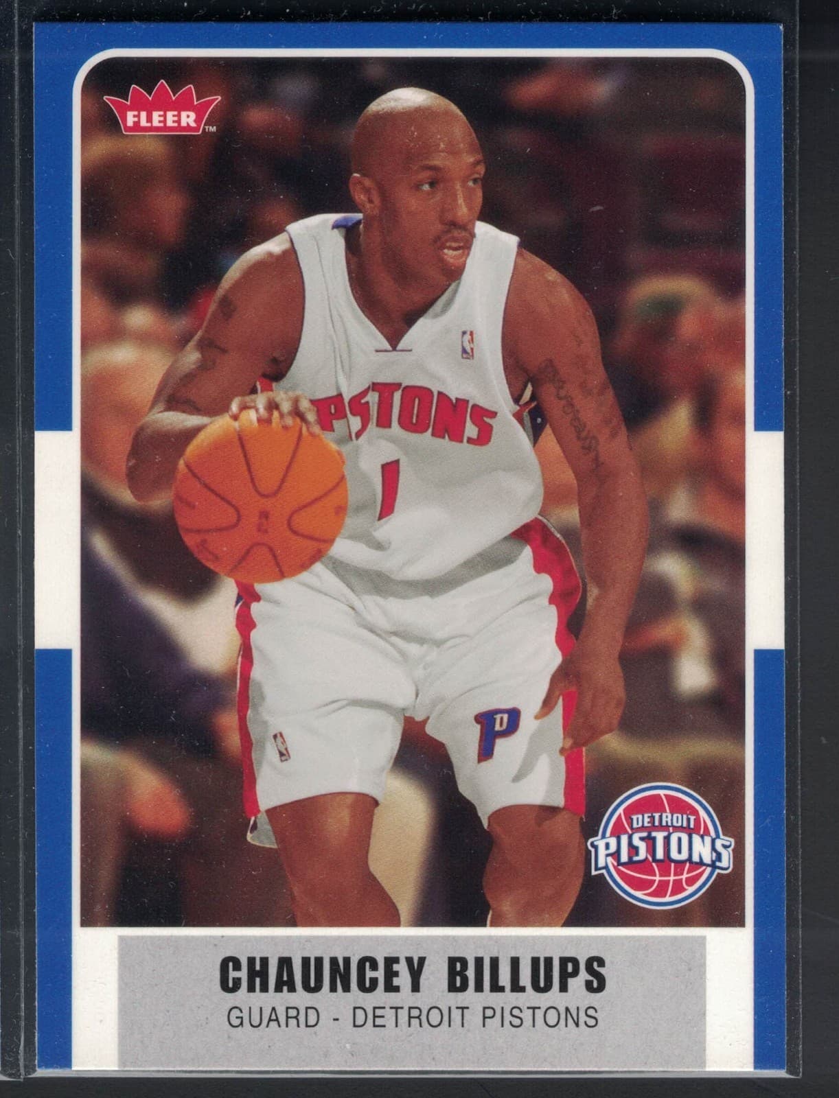 Chauncey Billups Detroit 2007 Fleer 2007 Fleer