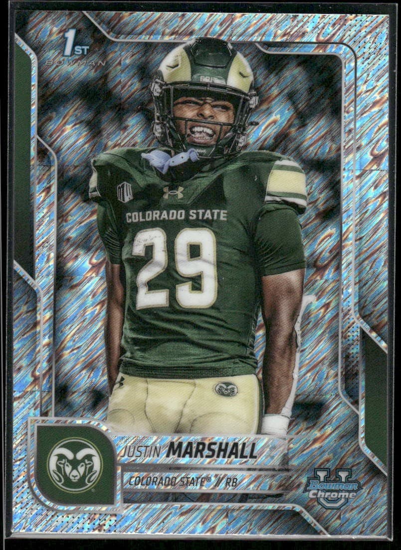 Justin Marshall trading card