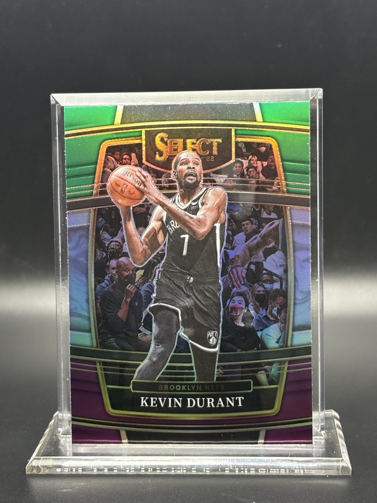 Kevin Durant Green 2021 Panini Select 2021 Panini Select green-purple