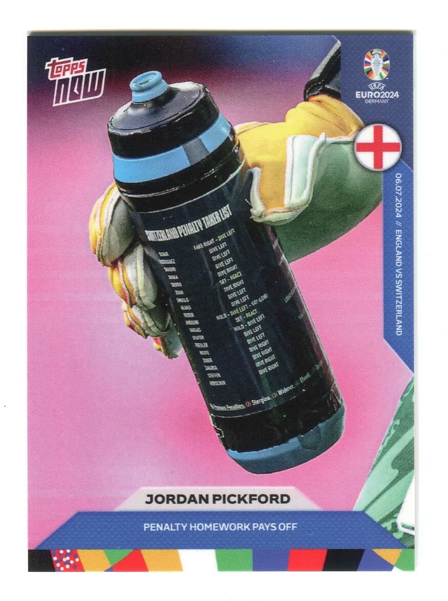 Jordan Pickford Penalty 2024 Topps 2024 Topps