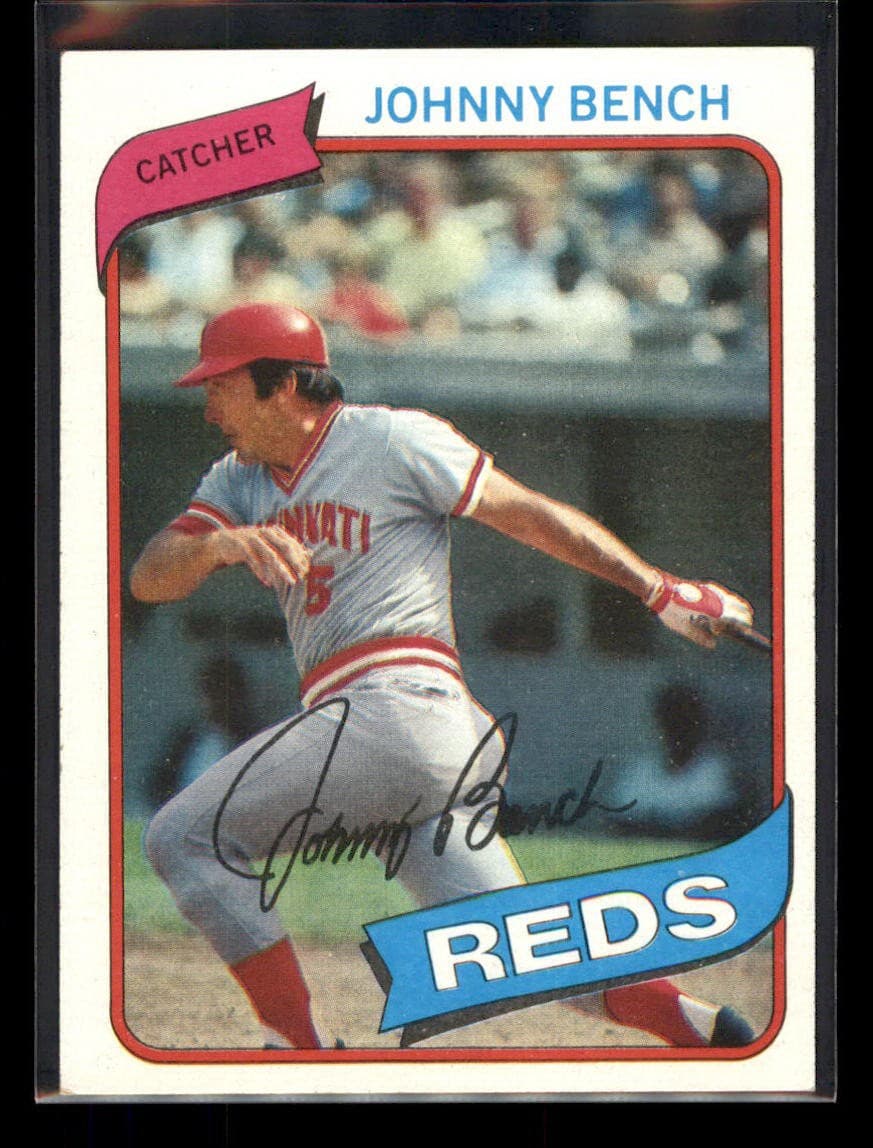Johnny Bench 1980 Topps 1980 Topps