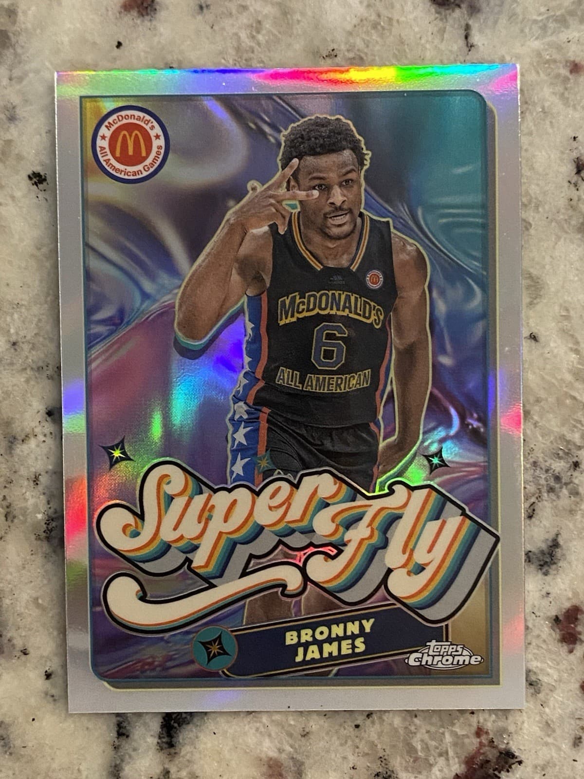 MCDONALDS AA BRONNY JAMES -7 S 2023 Topps Chrome