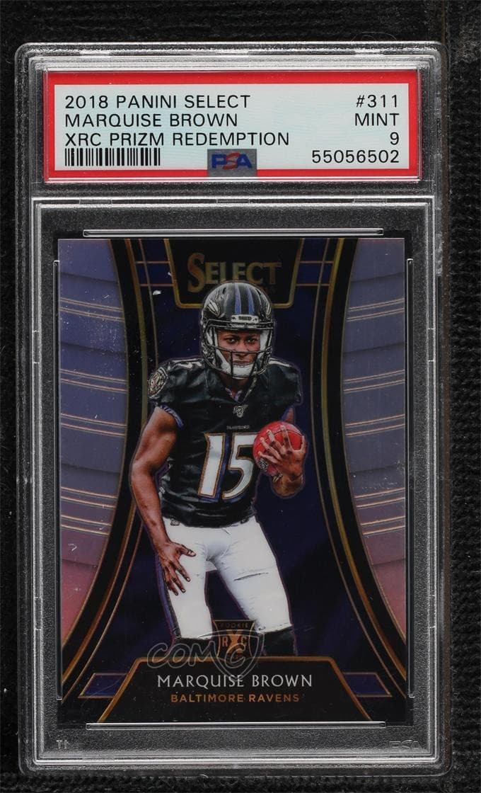 Marquise Brown 2018 Panini Select