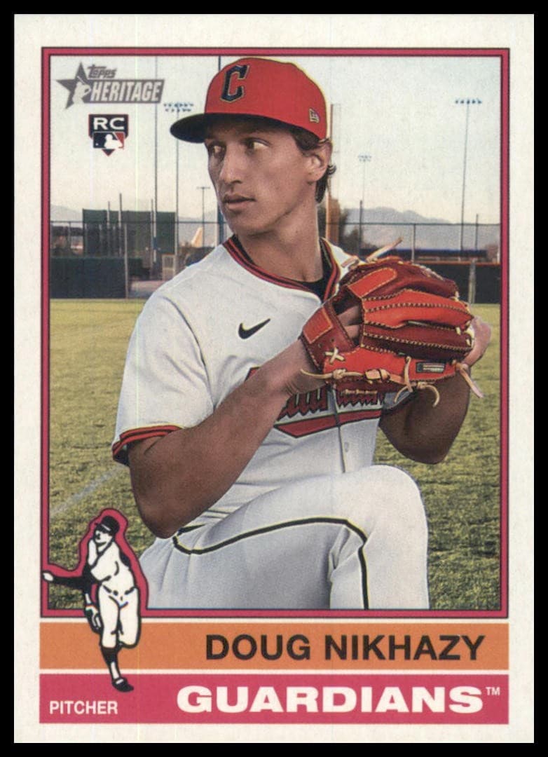 Doug Nikhazy Cleveland 2025 Topps Heritage 2025 Topps Heritage