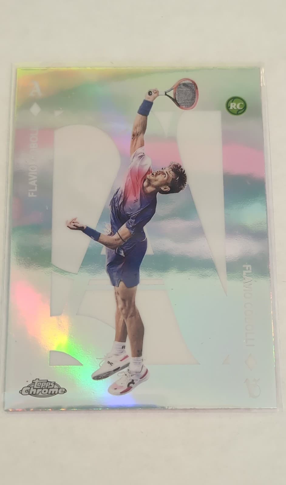 Aces Flavio Cobolli 2025 Topps Chrome 2025 Topps Chrome gold-refractor example 1