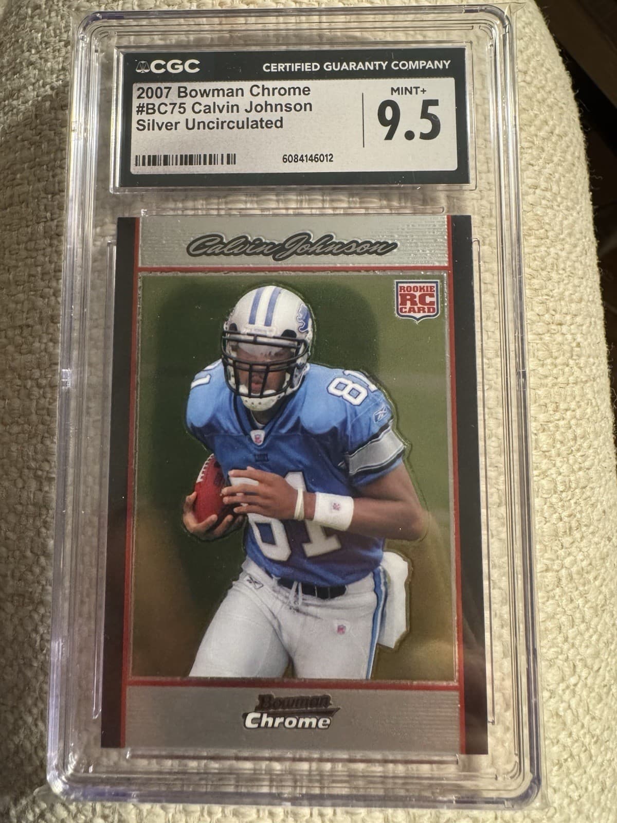 Calvin Johnson 2007 Bowman Chrome 2007 Bowman Chrome silver