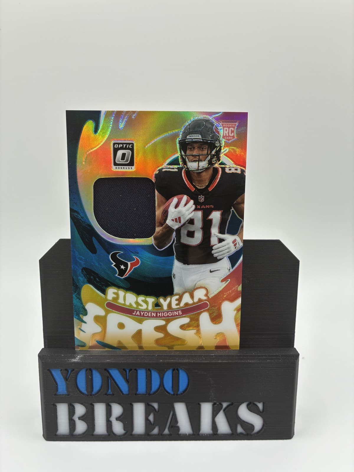 Jayden Higgins First 2025 Donruss Optic