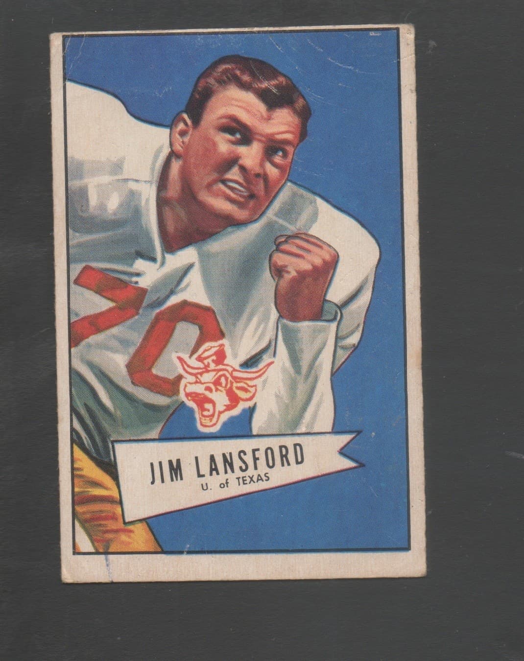 Large Football Jim 1952 Bowman
