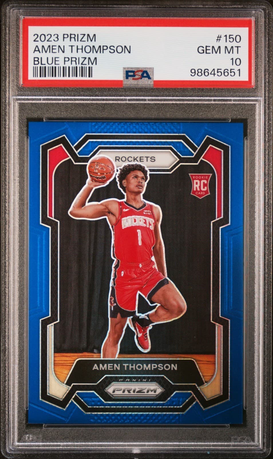 Amen Thompson Blue 2023 Panini Prizm