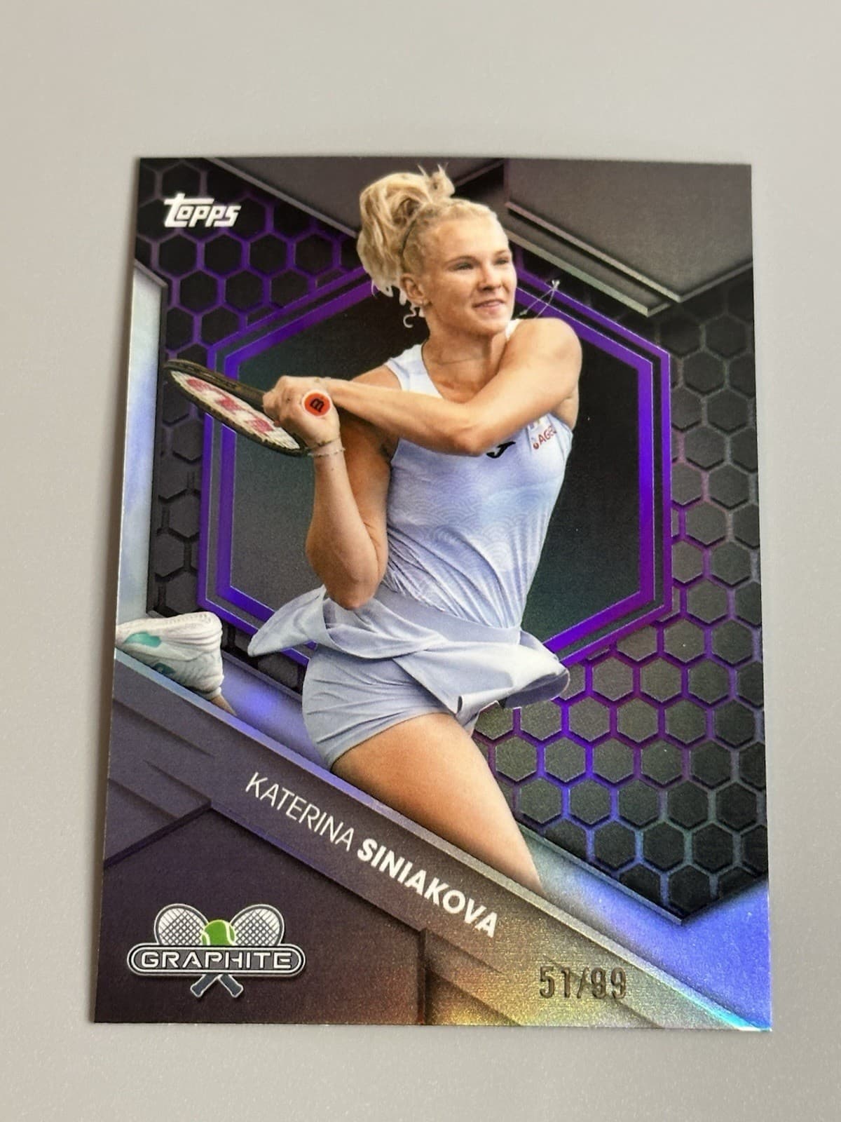 Katarina Siniakova Graphite 2026 Topps 2026 Topps purple