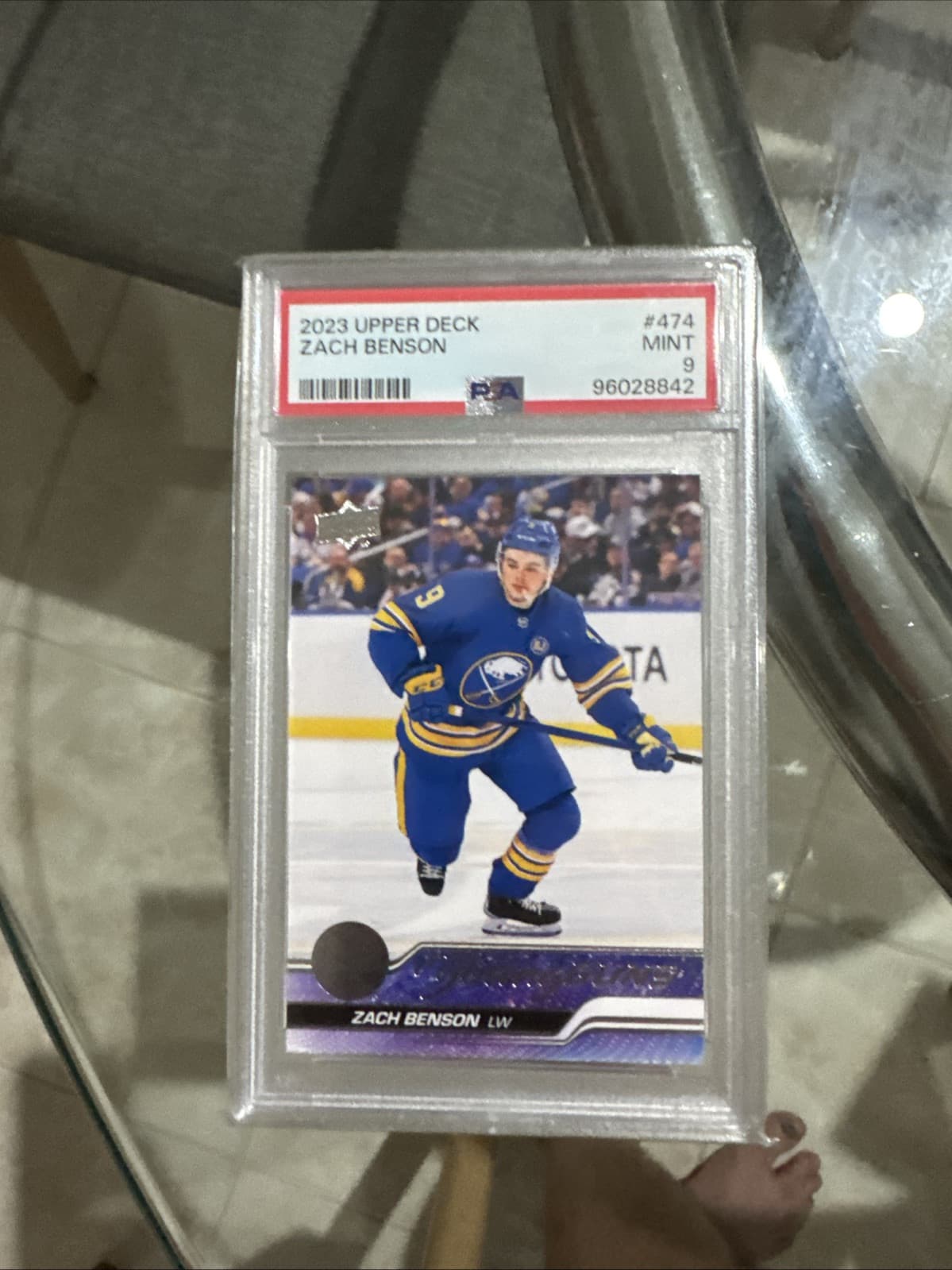 Zach Benson trading card