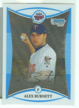 Alex Burnett Minnesota 2008 Bowman Chrome 2008 Bowman Chrome