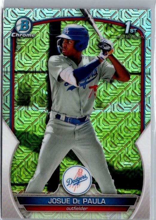 Josue De Paula 2023 Bowman Chrome 2023 Bowman Chrome