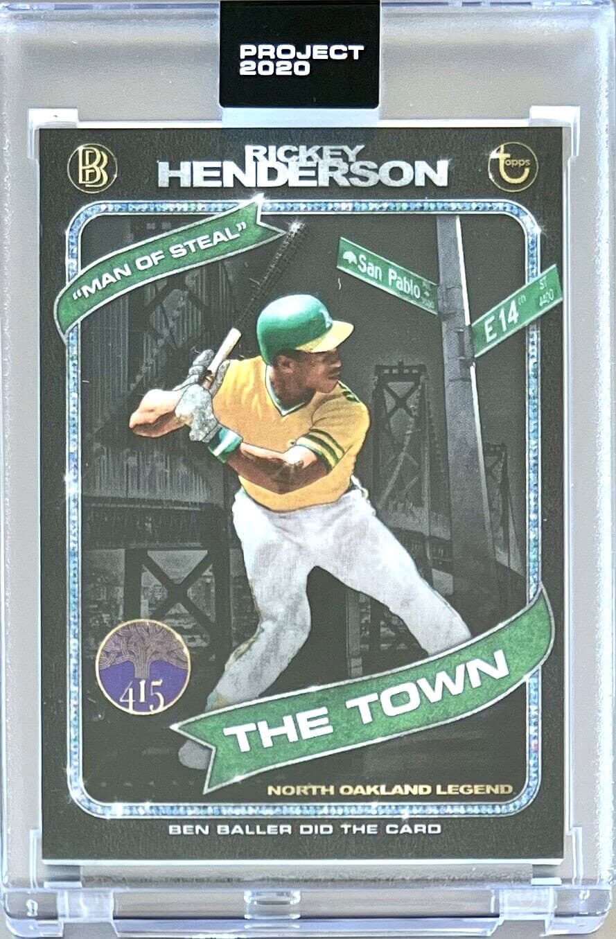 PROJECT RICKEY HENDERSON by Ar 2020 Topps 2020 Topps