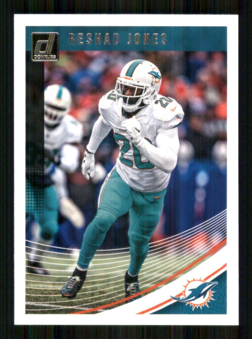 Reshad Jones Miami 2018 Donruss 2018 Donruss
