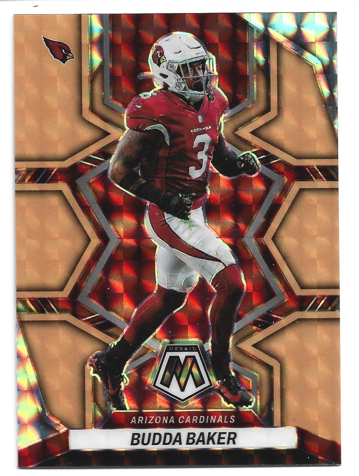 Budda Baker Mosaic 2022 Panini Mosaic 2022 Panini Mosaic orange