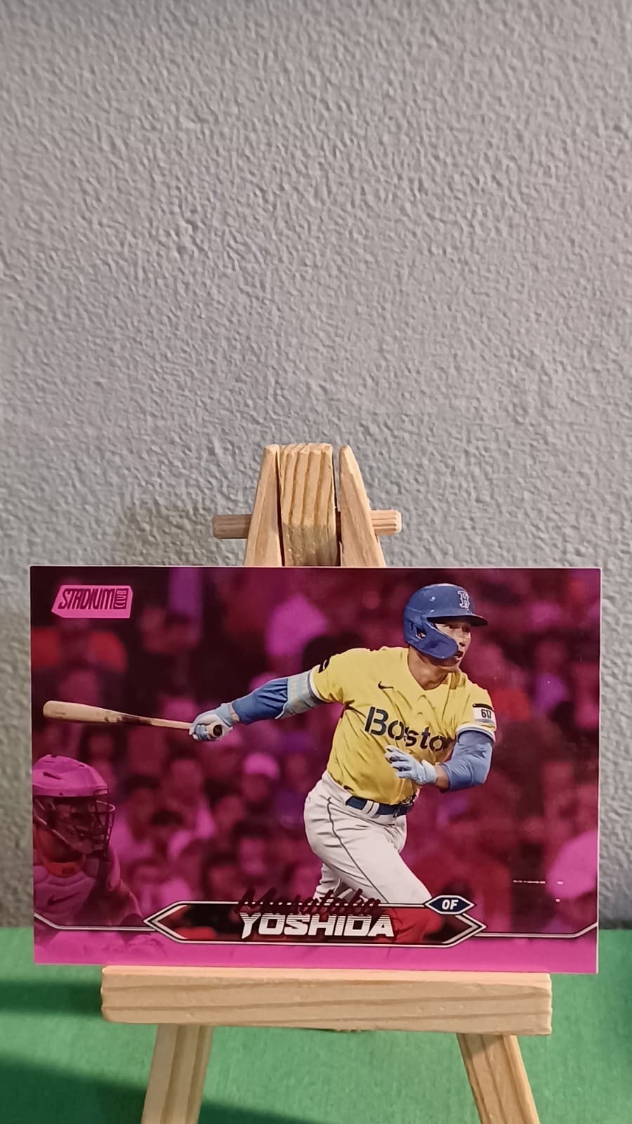 Masataka Yoshida Pink 2024 Topps Stadium Club