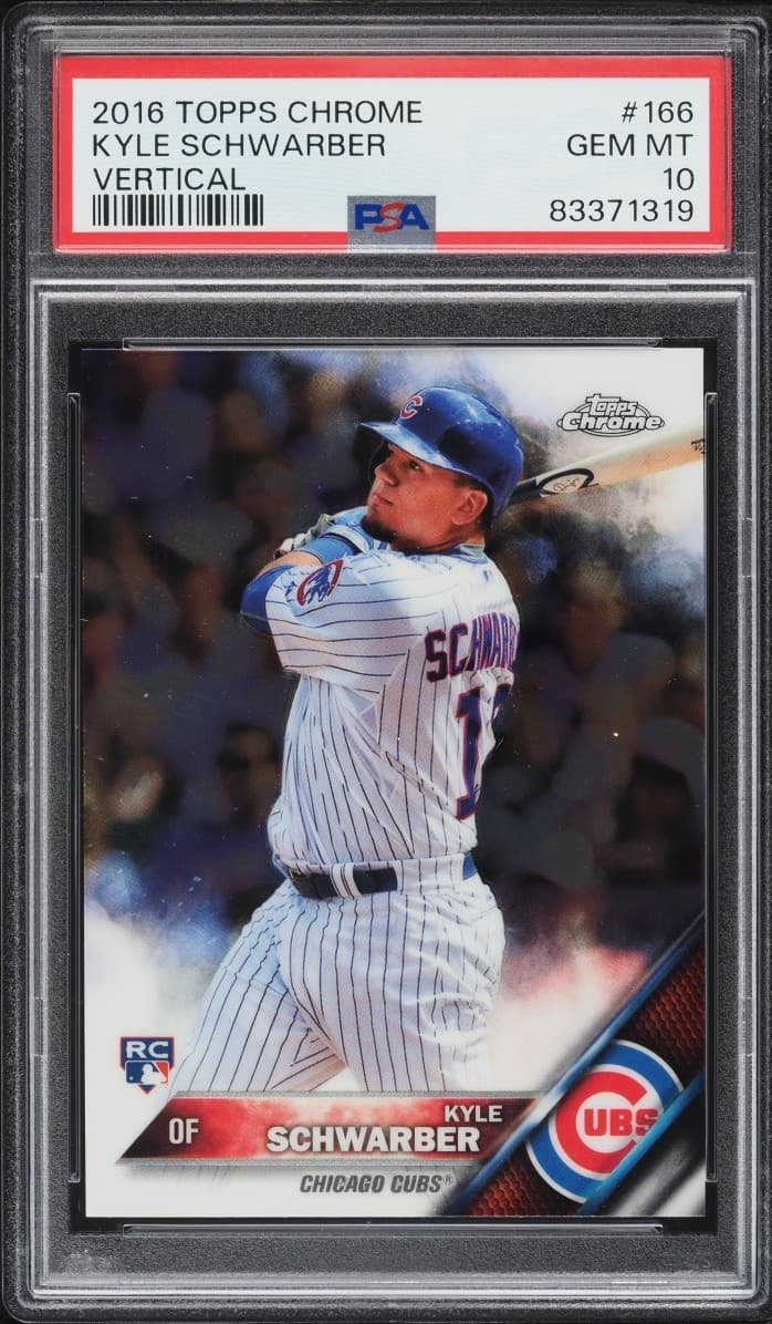 Vertical Kyle Schwarber 2016 Topps Chrome 2016 Topps Chrome