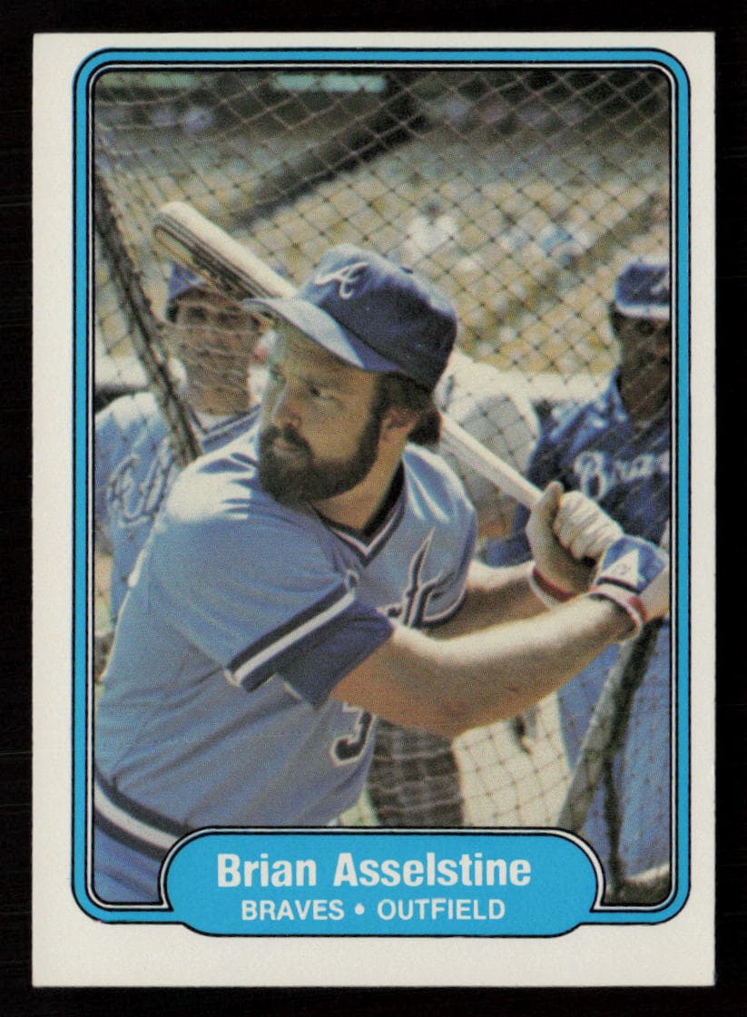 Brian Asselstine Atlanta 1982 Fleer 1982 Fleer