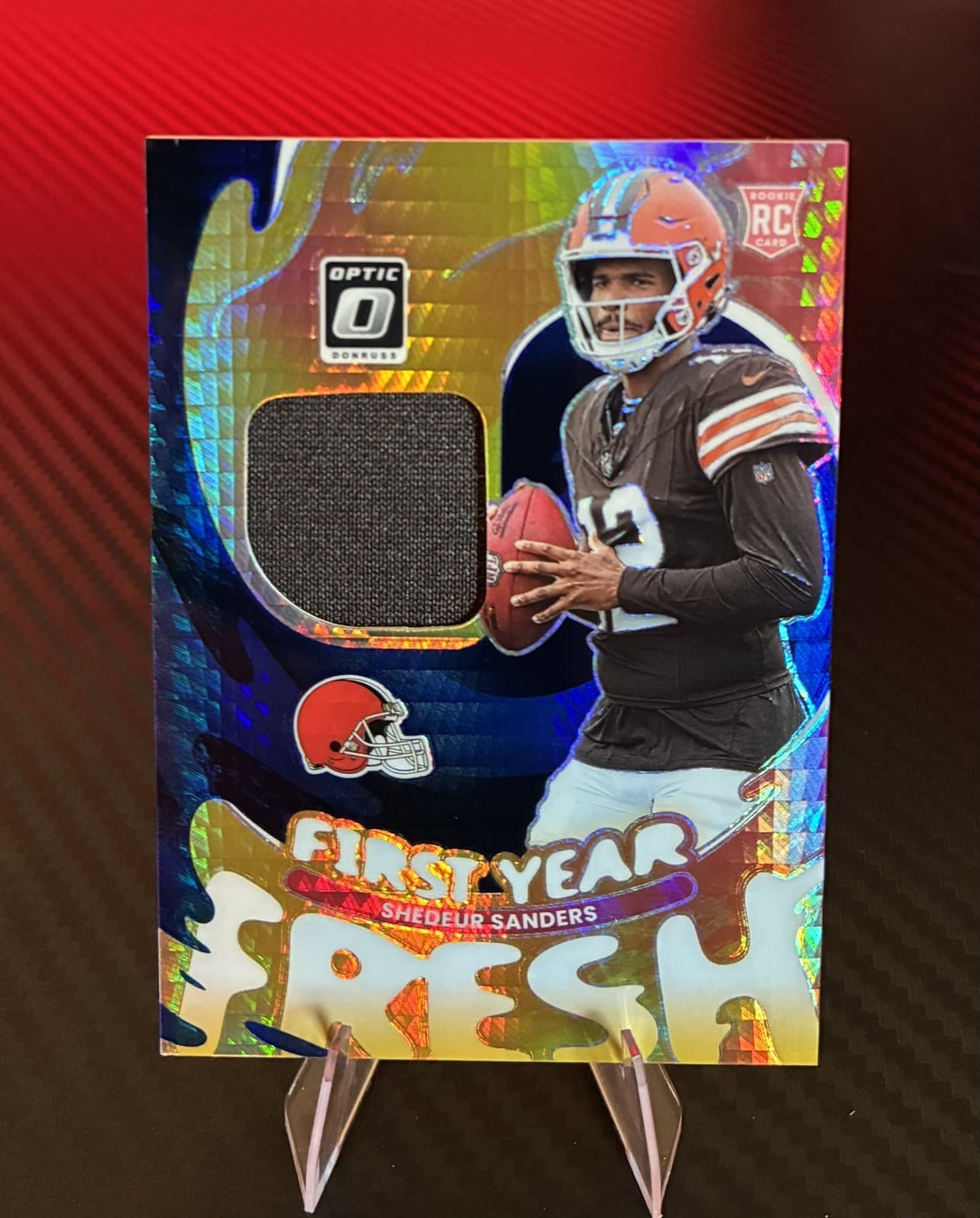 Shedeur Sanders First 2025 Donruss Optic 2025 Donruss Optic