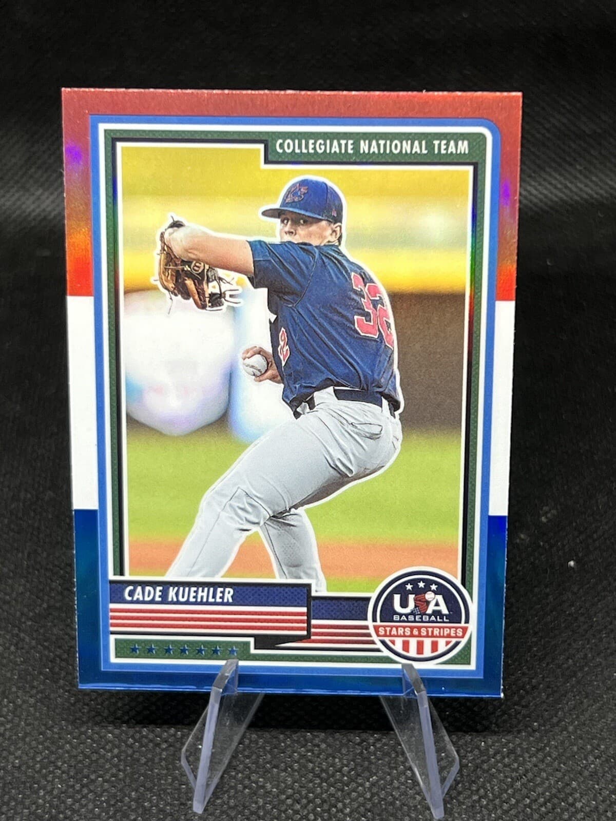 Cade Kuehler Red 2023 Panini 2023 Panini blue-red