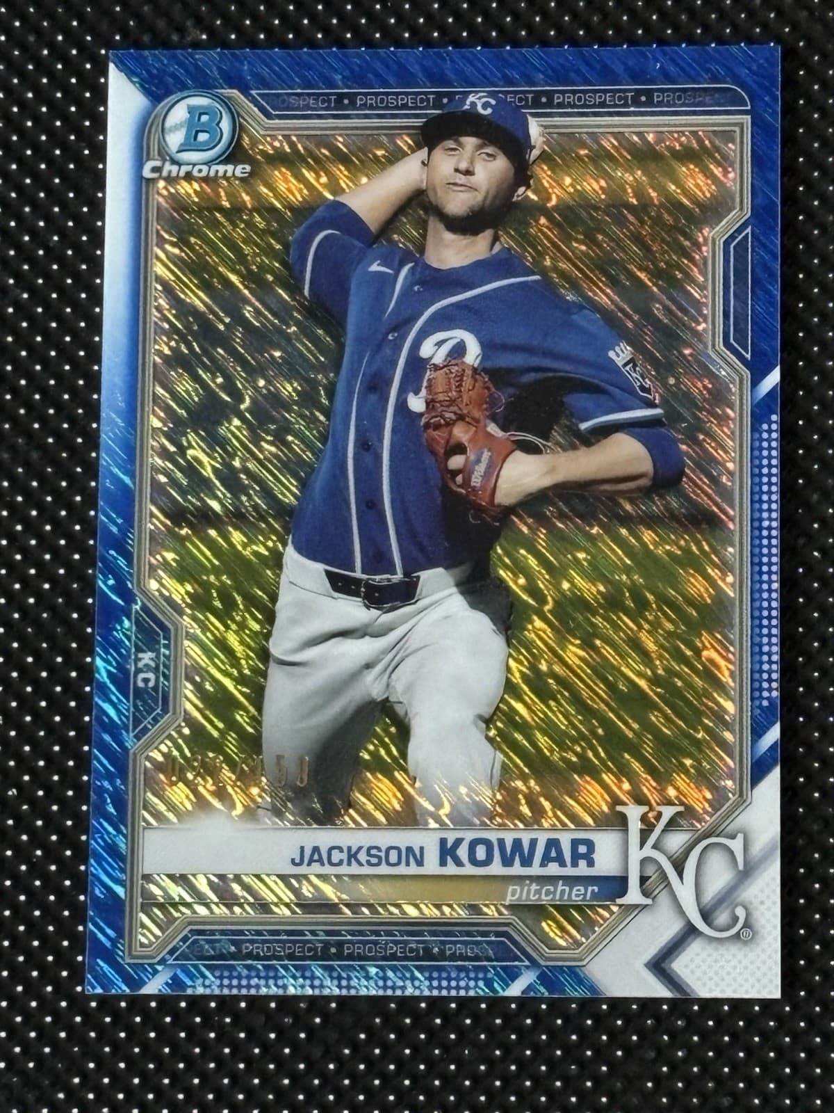 Jackson Kowar Blue 2021 Bowman Chrome 2021 Bowman Chrome