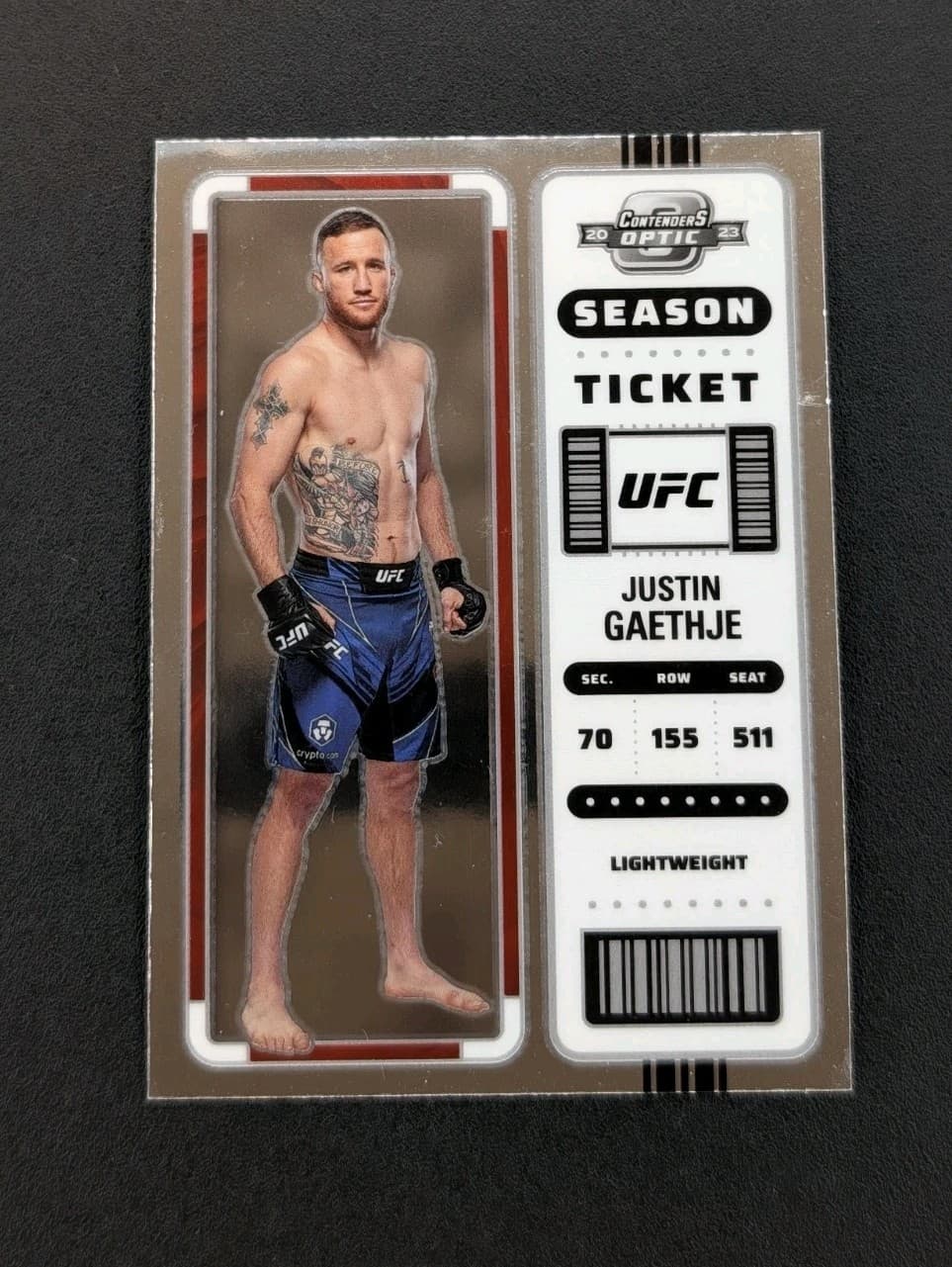 Justin Gaethje 2023 Panini