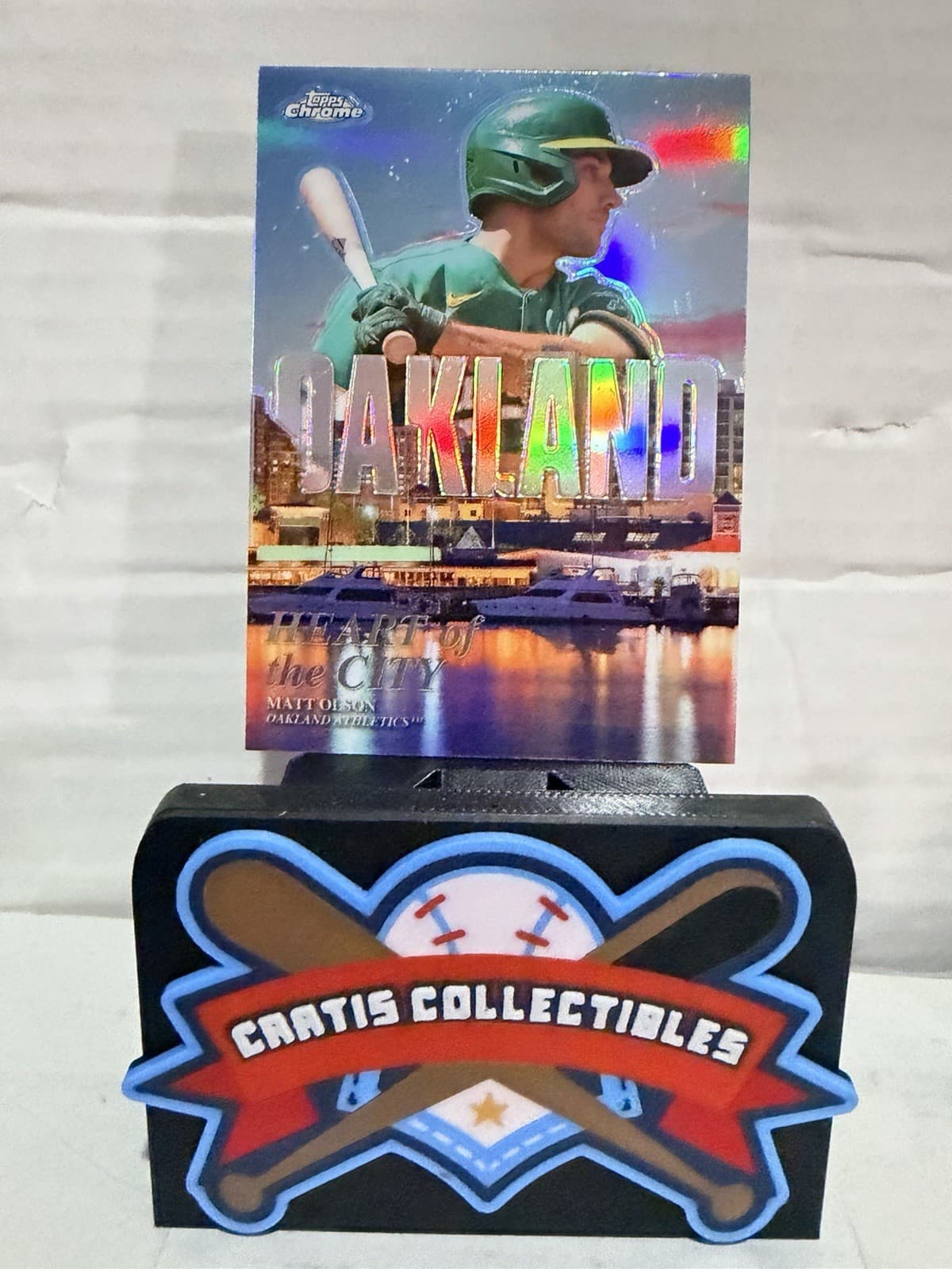 Matt Olson Heart 2022 Topps Chrome 2022 Topps Chrome