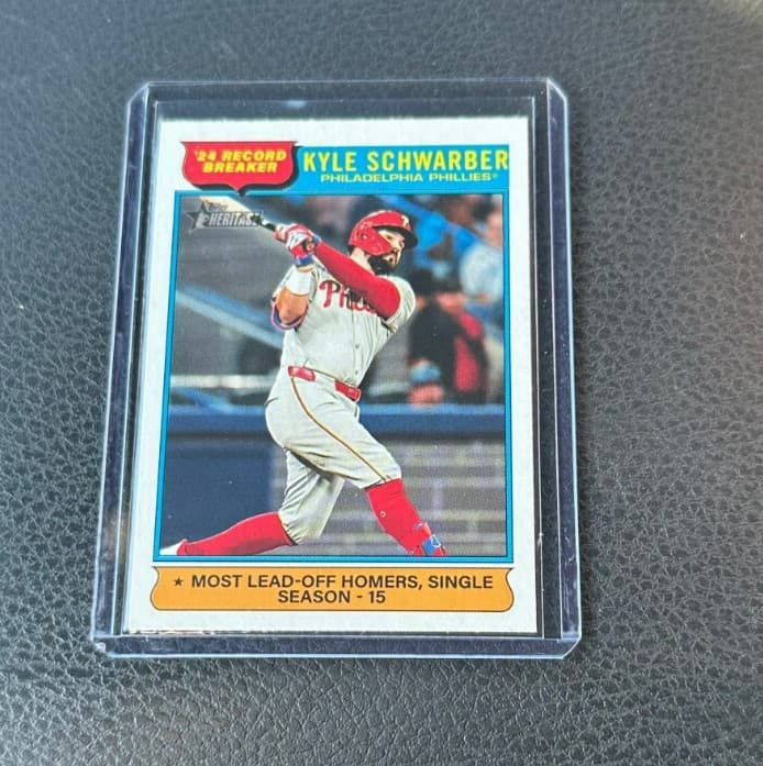 Kyle Schwarber 2025 Topps Heritage 2025 Topps Heritage