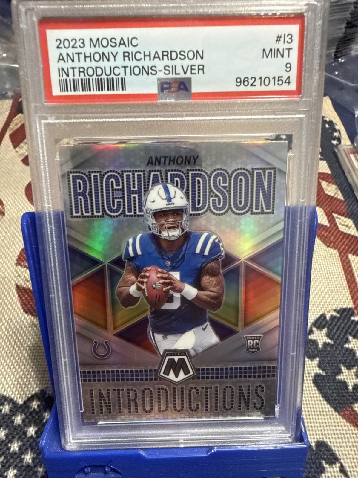 Introductions Anthony Richardson 2023 Panini Mosaic 2023 Panini Mosaic example 3
